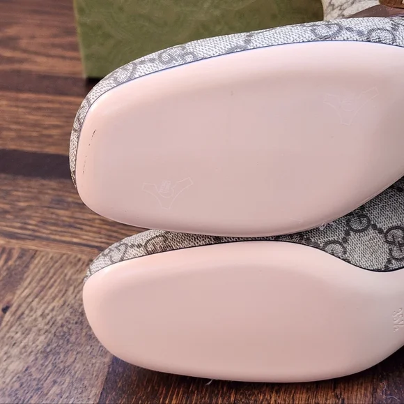 $1320 Brand New Authentic Gucci Women's BlondieBooties Canvas GG EU 35.5 US 5.5 - Picture 11 of 13